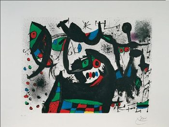 Reprodução do quadro Homage to Joan Prats, 1975