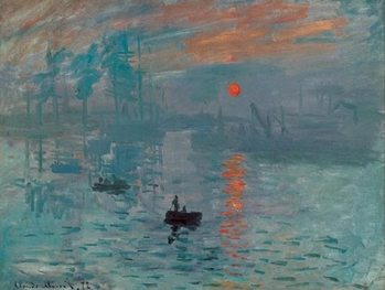 Reprodução do quadro Impression, Sunrise - Impression, soleil levant, 1872