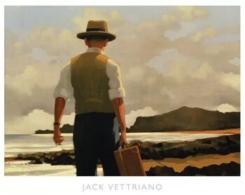 Reprodução do quadro Jack Vettriano - The Drifter Poster