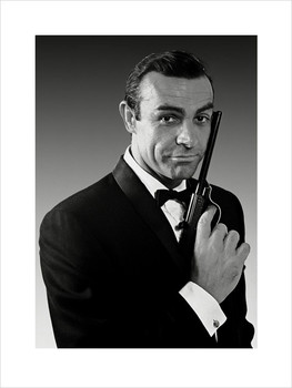 Reprodução do quadro James Bond 007 - Connery