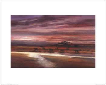 Reprodução do quadro Jonathan Sanders - Four Elephants