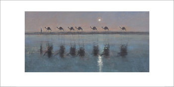 Reprodução do quadro Jonathan Sanders - Jade Sea Reflections