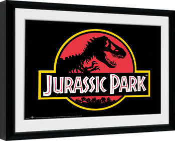 Jurassic Park - Logo Poster Emoldurado