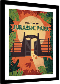 Jurassic Park - Welcome Poster Emoldurado
