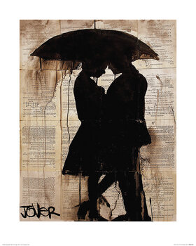 Reprodução do quadro Loui Jover - Rain Lovers