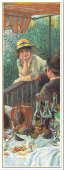 Reprodução do quadro Luncheon of the Boating Party, 1880-81 (part.)