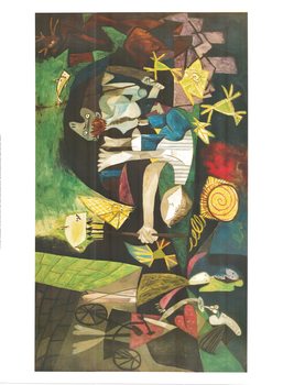 Reprodução do quadro Night fishing at Antibes, 1939