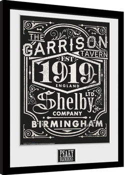 Peaky Blinders - Label Poster Emoldurado