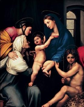 Reprodução do quadro Raffaello