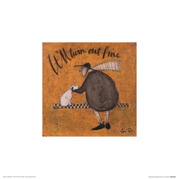 Impressão artística Sam Toft - It‘ll Turn Out Fine