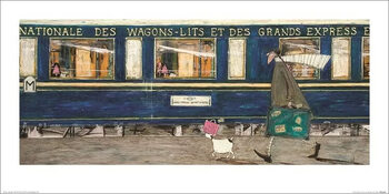 Reprodução do quadro Sam Toft - Orient Express Ooh La La