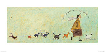Reprodução do quadro Sam Toft - The Suitcase of Sardine Sandwiches