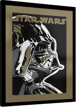 Star Wars - Dart Vader Poster Emoldurado