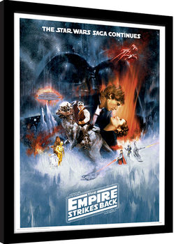 Star Wars: The Empire Strikes Back - One Sheet Poster Emoldurado