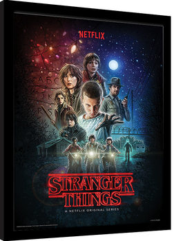 Stranger Things - One Sheet Poster Emoldurado