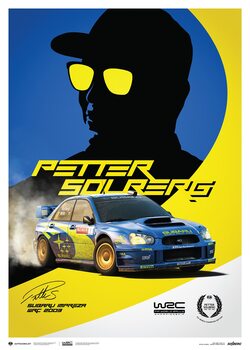 Reprodução do quadro Subaru Impreza WRC 2003 - Petter Solberg