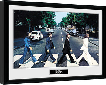 The Beatles - Abbey Road Poster Emoldurado