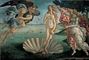 Reprodução do quadro The Birth of Venus