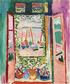 Reprodução do quadro The Open Window, Collioure, 1905