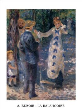 Reprodução do quadro The Swing, 1876