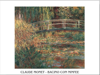 Reprodução do quadro The Water-Lily Pond