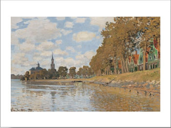 Reprodução do quadro Zaandam, Holland, 1871