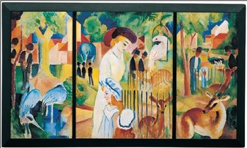 Reprodução do quadro Zoological Garden, 1914