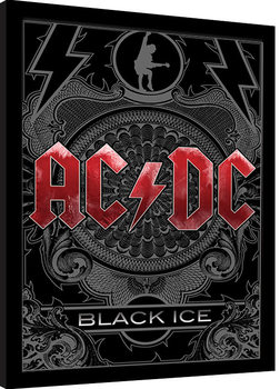 Poster Emoldurado AC/DC - Black Ice