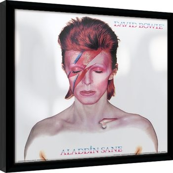 Poster Emoldurado David Bowie - Aladdin Sane