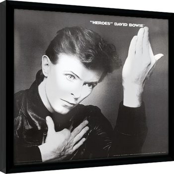 Poster Emoldurado David Bowie - Heroes