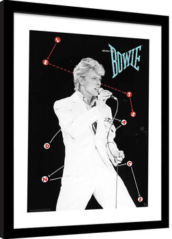 Poster Emoldurado David Bowie - Lets Dance