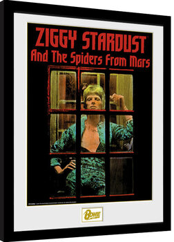 Poster Emoldurado David Bowie - Ziggy Stardust