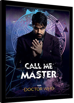 Poster Emoldurado Doctor Who - Call Me Master