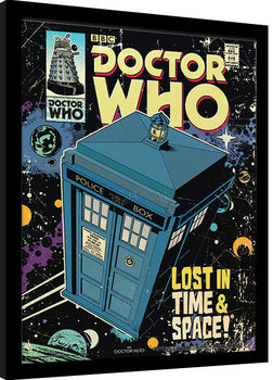 Poster Emoldurado Doctor Who - Lost In Time And Space