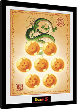 Poster Emoldurado Dragon Ball Z - Dragon Balls