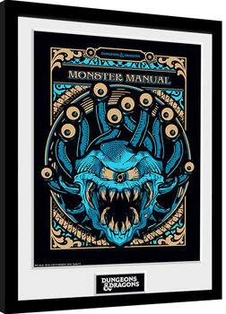 Poster Emoldurado Dungeons & Dragons - Monster Manual