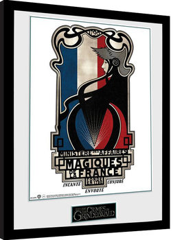 Poster Emoldurado Fantastic Beasts 2 - Magiques de la France