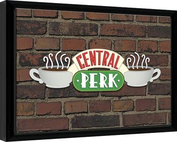 Poster Emoldurado Friends - Central Perk Brick