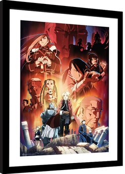 Poster Emoldurado Fullmetal Alchemist - Key Art