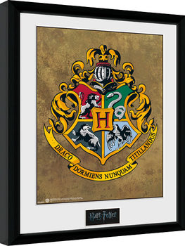 Poster Emoldurado Harry Potter - Hogwarts