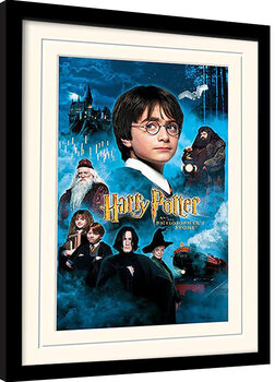 Poster Emoldurado Harry Potter - Philosophers Stone