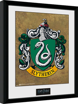 Poster Emoldurado Harry Potter - Slytherin