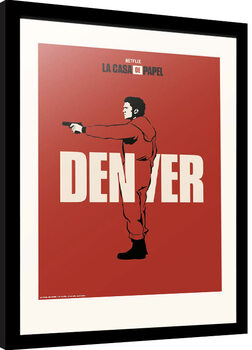 Poster Emoldurado La Casa De Papel - Denver