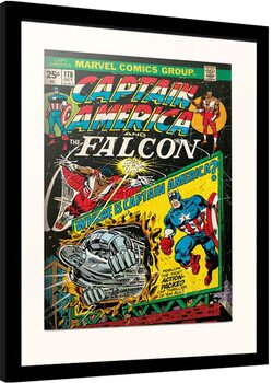 Poster Emoldurado Marvel - Captain America