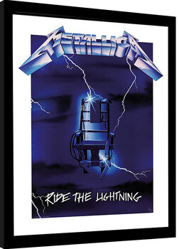 Poster Emoldurado Metallica - Ride the Lighting