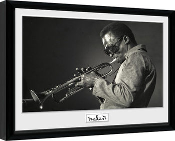 Poster Emoldurado Miles Davis - Portrait