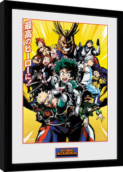 Poster Emoldurado My Hero Academia - Season 1