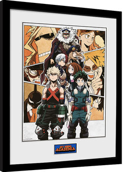 Poster Emoldurado My Hero Academia - Season 4 Key Art 1