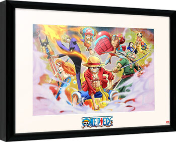 Poster Emoldurado One Piece - Fish Man Island