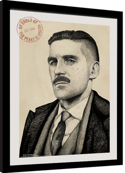 Poster Emoldurado Peaky Blinders - Arthur Portrait